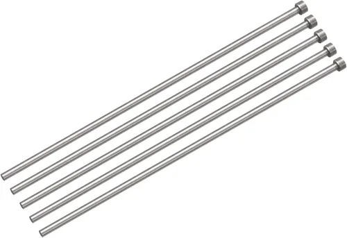 Vista 13 de uxcell Pasadores eyectores rectos, 0.118 in (1/8 ") de diámetro. Punzón de punta redonda de acero 65Mn 200 mm (8") de largo para mantenimiento
