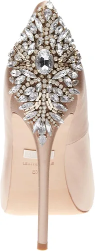 Vista 3 de Badgley Mischka Kiara - Zapatos de tacón de plataforma para mujer, Rosado