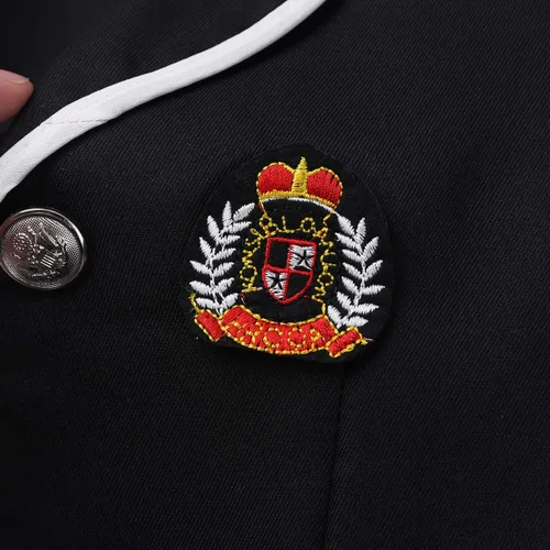 Vista 5 de inlzdz Conjunto de uniforme escolar coreano japonés británico para niñas y niñas, de manga larga con corbata de camisa, minifalda