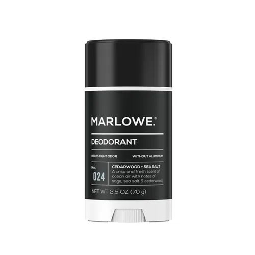 Vista 6 de MARLOWE. Desodorante en barra para hombre sin aluminio, 2.5 onzas, paquete de 3, ayuda a combatir el olor, fórmula vegana limpia con aceite de coco