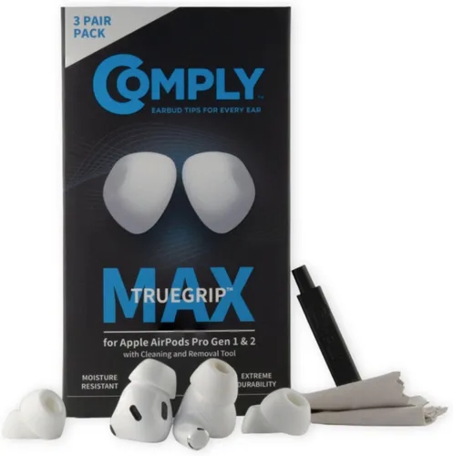 Vista 15 de Almohadillas de espuma viscoelástica Comply de repuesto para auriculares Apple AirPods Pro 1 y 2 Comodidad máxima, ajuste seguro, aislamiento