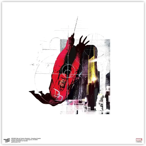 Vista 9 de Trends International Gallery Pops Marvel Comics Daredevil - Póster de pared gráfico de guardián, 12.00 x 12.00 pulgadas, versión de marco negro