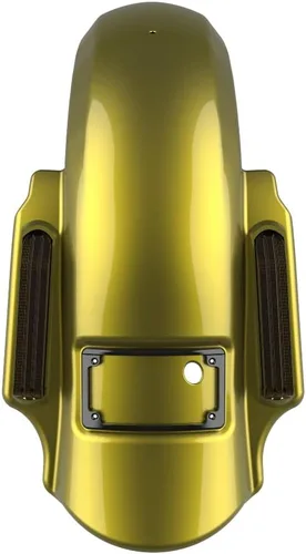 Vista 21 de Advanblack Dominator - Guardabarros trasero estirado para Harley Davidson Touring 2014+, deslizamiento de treet, Road Glide