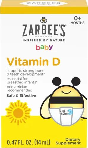 Vista 8 de Zarbee's Naturals para bebé, 531, suplemento de vitamina D Vitamin D Supplement), 1, 1