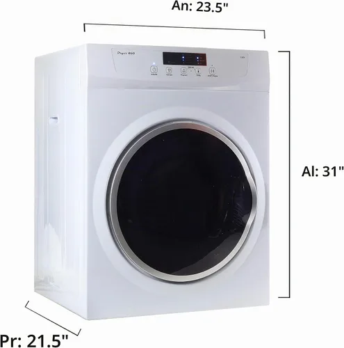 Vista 3 de Equator ED860 Compact 3.5cu.ft Secador-Sensor Seco/Refresh función