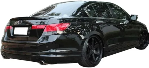 Vista 4 de IKON MOTORSPORTS Alerón de maletero compatible con Honda Accord Sedan 2008-2012 de 4 puertas, estilo de fábrica pintado #B552P Bali Blue Pearl ABS