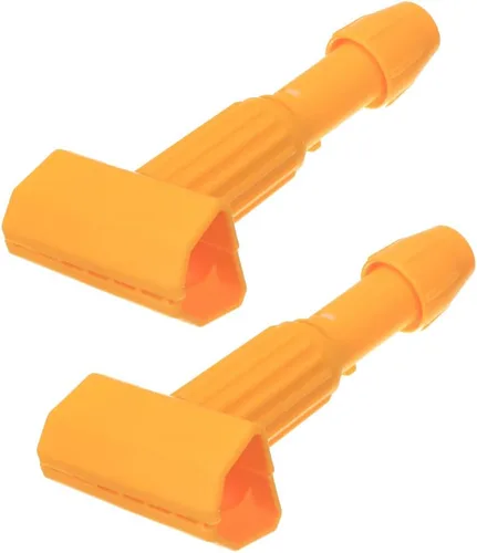 Vista 10 de Abrazaderas de trapeador comercial, mango de trapeador de cambio rápido, soporte de repuesto de cabezal de trapeador resistente, mango de trapeador