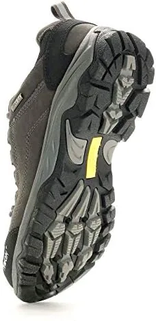 Vista 5 de HIWALK Zapatos de senderismo impermeables confort mediados tobillo montañismo zapatos transpirable ligero escalada camping trekking al aire libre