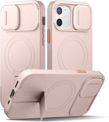 Vista 60 de SURITCH Funda para iPhone Air con cubierta de control de cámara, funda deslizante para cámara y soporte ajustable, compatible con MagSafe, a prueba