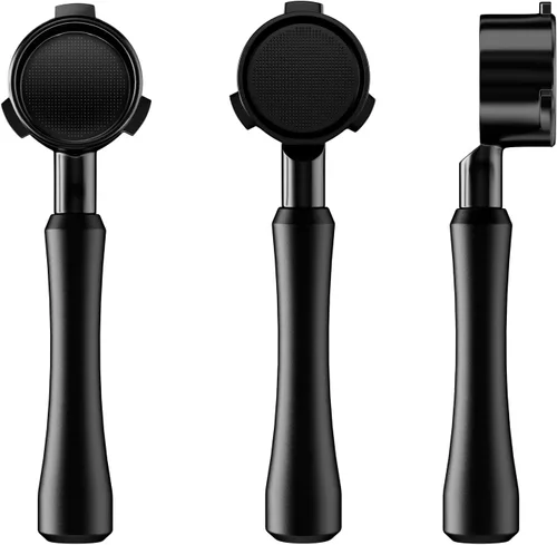 Vista 3 de MHW-3BOMBER Portafiltro sin fondo de 54 mm Compatible con Breville Barista Express, BES870XL, BES878, BES880, Portafiltro de espresso plano desnudo