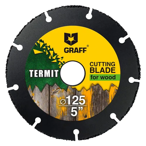 Vista 7 de GRAFF Termit - Rueda de corte de 3 pulgadas para madera, laminado, plástico, disco de corte de madera para amoladora de troquel de 3/8 pulgadas