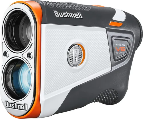 Vista 13 de Bushnell Golf Tour V6 Shift Laser Rangefinder with Slope Compensation, 1300-Yard Range, Flag Lock Vibration, Magnetic Cart Mount, 6X Magnification