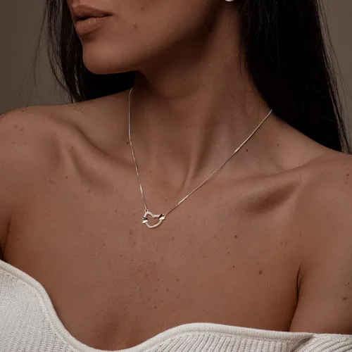 Vista 6 de FOESSD Butterfly Necklace - Gold Silver Pearl Dainty Double Butterfly Chokers Necklaces Y Chain Jewelry Birthday Gifts for Women Girls