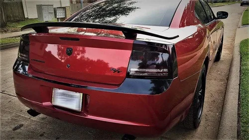 Vista 5 de para 06-10 Charger alerón trasero de estilo de fábrica con montaje empotrado