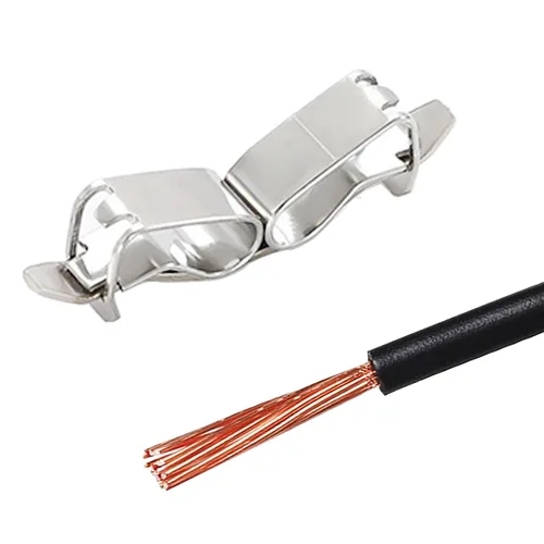Vista 6 de Conectores de cable de empalme compacto de 1 conductor, Conectores de palanca para cableado 28-12 AWG (20 piezas naranja)