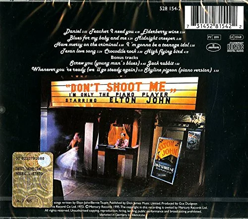 Vista 2 de Elton John Don't Shoot Me I'm Only the Piano Player