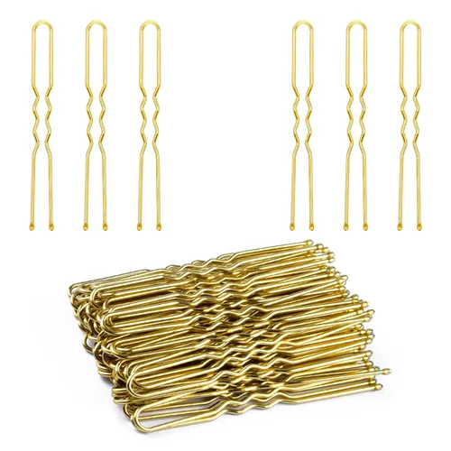 Vista 11 de IKOCO - Horquillas para el pelo en forma de U de 2.4 pulgadas para moños de ballet para mujer con caja de almacenamiento Negro