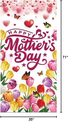 Vista 8 de Decoraciones para el Día de la Madre, Día de la Madre, Día de la Madre, decoración de fiesta del día de la madre, 71 x 35 pulgadas