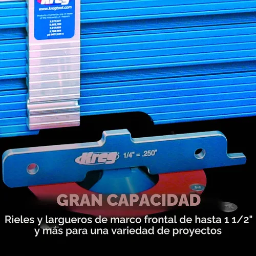 Vista 6 de Kreg PRS1200 Sistema de Marco Frontal Ranurado de Precisión