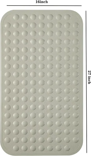 Vista 2 de Yanzifly Alfombra de Bañera Antideslizante Tapete de Baño para Bañera de Silicona Suave Alfombra de Bañera Antideslizante Tapetes de Ducha