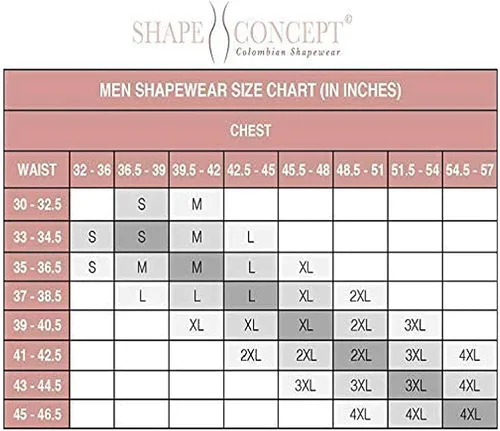 Vista 5 de Shape Concept 067 Fajas Colombianas para hombres y hombres faja de alta compresión para moldear el cuerpo para hombres
