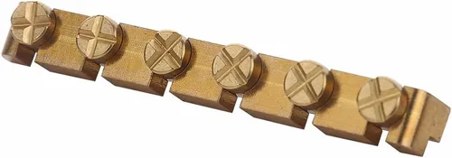 Vista 4 de Tuerca de guitarra de 1.654 in - Tuercas de latón ajustable en altura para Strat Tele ST TL Guitar Gold