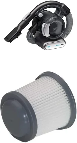 Vista 12 de Black+Decker BDH2020FL - Aspiradora flexible de litio, 20 V max, con cepillo para pelo de mascotas, inalámbrica