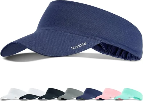 Vista 10 de Sukeen Visera solar elástica refrescante para mujeres y hombres con Negro