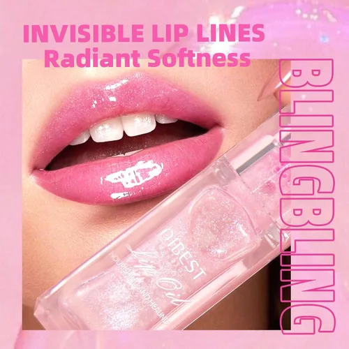 Vista 3 de 2 Piezas Aceite de Brillo Labial Hidratante Mágico que Cambia de Color con Efecto Voluminizador, Lápiz Labial de Brillo Resplandeciente, Brillo
