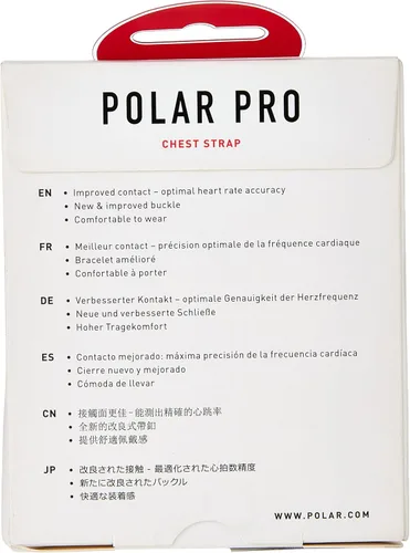 Vista 3 de Polar Correa para el pecho Pro - Cinturón para monitor de frecuencia cardíaca