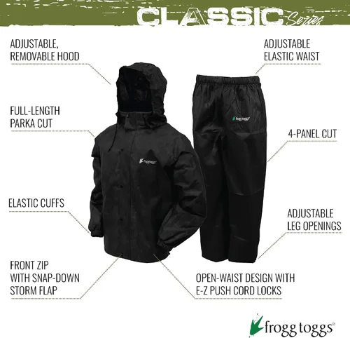 Vista 2 de FROGG TOGGS Men's Classic All-Sport 3-Layer Waterproof Breathable Rain Suit Borde Realtree