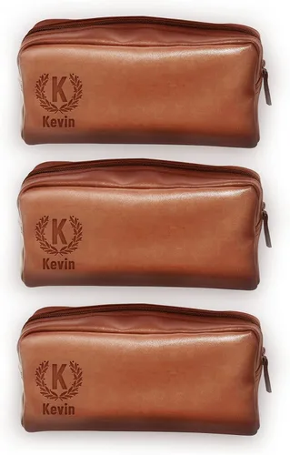 Vista 12 de Neceser personalizado para hombres con nombre – Neceser para hombre para viajar – Kit de aseo Dopp para hombre, regalo de padrinos de boda, regalos