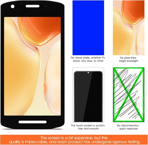 Vista 6 de para Zebra TC21 TC26 reemplazo de pantalla LCD Diaply táctil digitalizador Asamblea con herramientas