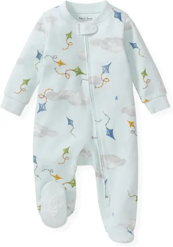 Vista 18 de Burt's Bees Baby Pijama con pies de algodón orgánico para niños Basketball Court