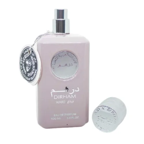 Vista 3 de Ard al Zaafaran Perfumes Dirham Wardi Eau de Parfum en Spray para Mujeres, 3.4 Onzas