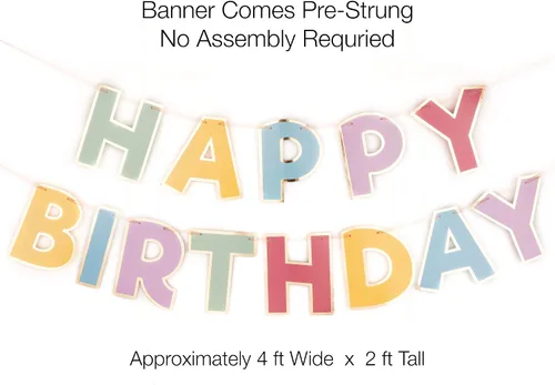 Vista 3 de PapaKit Bundle - Pancarta de feliz cumpleaños, decoración de pastel con números de edad personalizables, abanicos de papel de decoración de pared