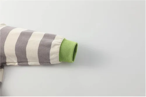 Vista 6 de Polo de manga larga para niños, camisas de rugby de manga larga con estampado de algodón, camiseta de otoño de algodón