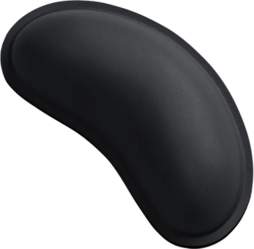 Vista 8 de Dapesuom Reposamuñecas para ratón, soporte ergonómico de espuma viscoelástica para muñeca de ratón, almohadilla de descanso para mano de cuero tipo