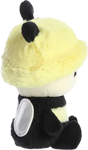 Vista 3 de Aurora® Vibrante Spring Bebe Bugs™ Bumblebee - Animal de peluche – Dije decorativo – Diversión sin fin – Amarillo 7.5 pulgadas