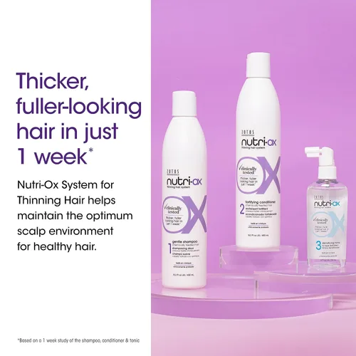 Vista 3 de NUTRI-OX Acondicionador fortificante tratado químicamente para cabello adelgazante teñido Cabello más grueso y de aspecto más completo Probado