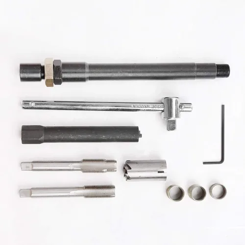 Vista 4 de WINTOOLS Kit de reparación de rosca de bujía de 26 piezas M14 x 1.25 con caja de metal