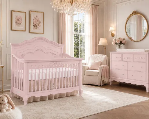 Vista 4 de evolur Aurora 5-in-1 Convertible Crib
