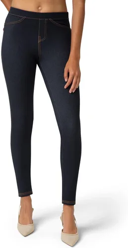 Vista 11 de No Nonsense Leggings de mezclilla elásticos con bolsillos para mujer Negro