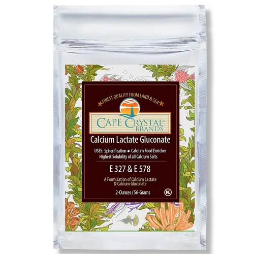 Vista 2 de Kit de valor de esferificación inversa – 4 oz. Alginato de sodio combinado con gluconato de lactato de calcio