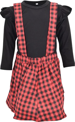 Vista 48 de Unique Baby Girls 2pc Skirt Set Outfit Long Sleeve Top with Skirt