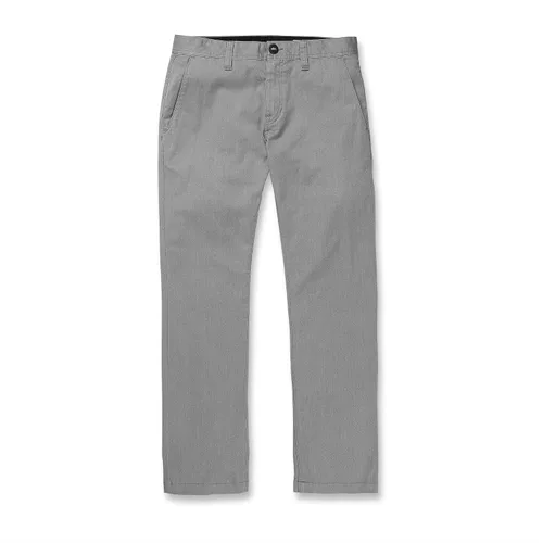 Vista 14 de Volcom Frickin - Pantalón chino elástico moderno para hombre, pantalones de sarga elásticos para uso diario Negro