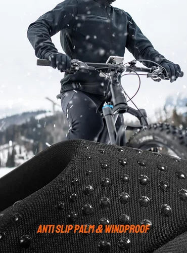 Vista 5 de TRENDOUX Guantes de invierno para hombres y mujeres con pantalla táctil guantes para correr para clima frío guantes cálidos guantes de trabajo