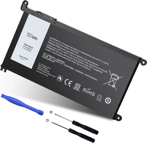 Vista 14 de Reemplazo de batería para laptop YRDD6 de 53 Wh para Dell Inspiron 15 3000 5000 Series 3583 3593 3582 3584 5593 5594 5598 5585 5590 14 3493 5482