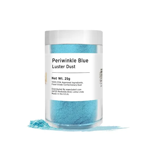 Vista 50 de BAKELL - Polvo colorante Luster Dust comestible Christmas Green, certificado Kosher, pintura y polvo 100 % comestible, de grado alimenticio, pintura