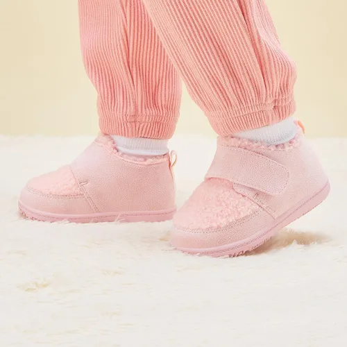 Vista 2 de BMCiTYBM Zapatos de bebé niño niña bebé zapatillas de invierno cálido antideslizante primeros caminantes 6-24 meses